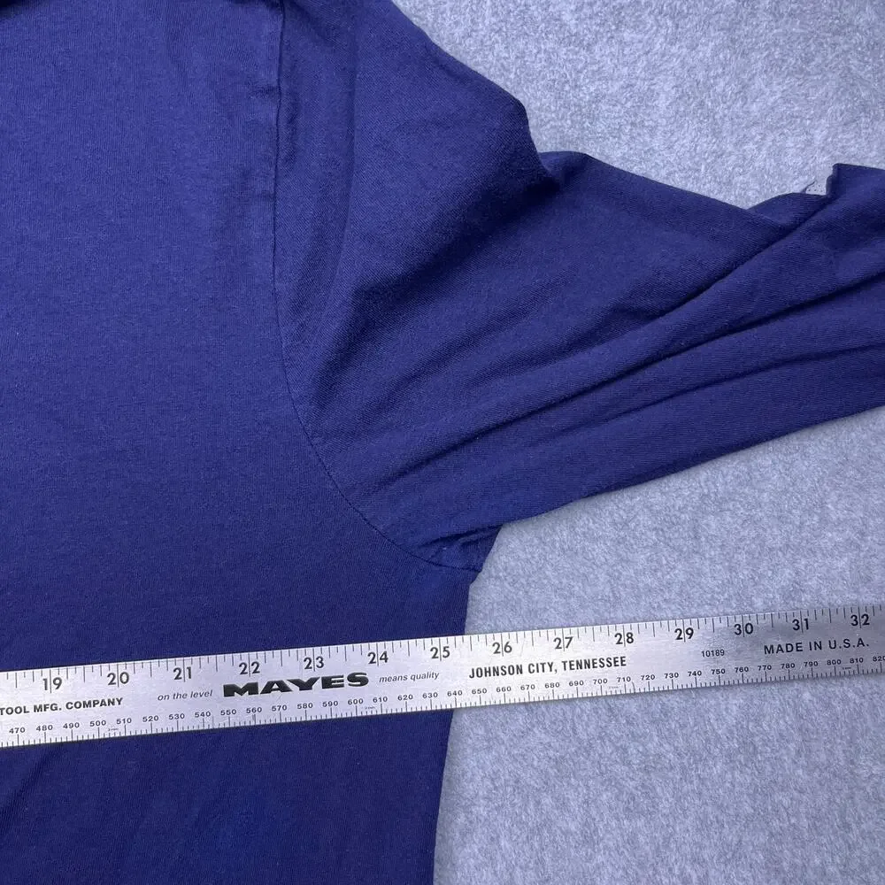 dallas‎ cowboys shirt blue cotton nfl football long sleeve mens 3xl